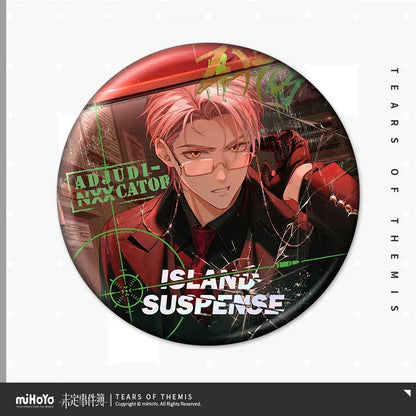 Island Suspense Series Tinplate Badge