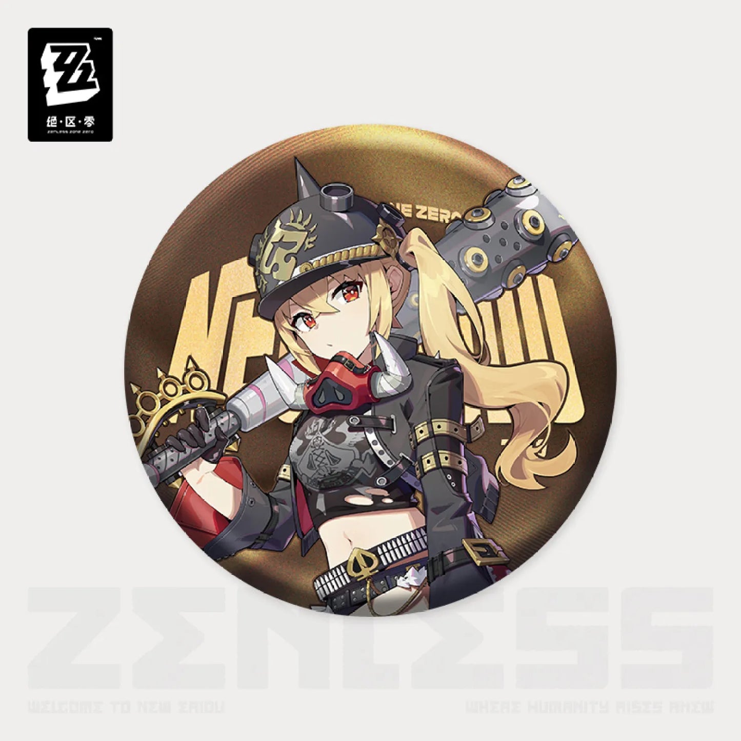 Zenless Zone Zero Artwork Series Sons of Calydon Tinplate Badge