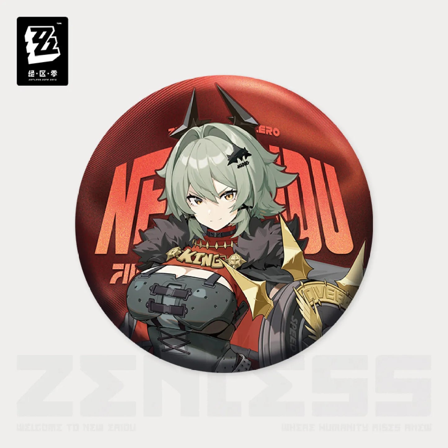 Zenless Zone Zero Artwork Series Sons of Calydon Tinplate Badge