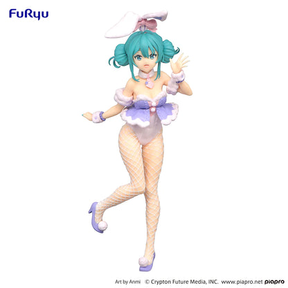 Hatsune Miku Bicute Bunnies PVC Statue White Rabbit Purple Color Ver.