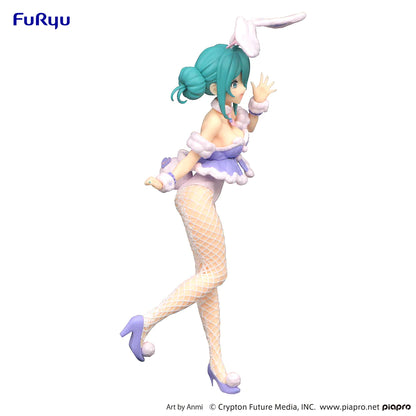 Hatsune Miku Bicute Bunnies PVC Statue White Rabbit Purple Color Ver.