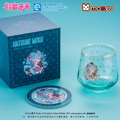 Hatsune Miku Fantastic Fairy Tales Mermaid Glass Cup Gift Box