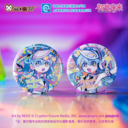 Hatsune Miku Encounter The Vintage And The Future In The Mirror Badge