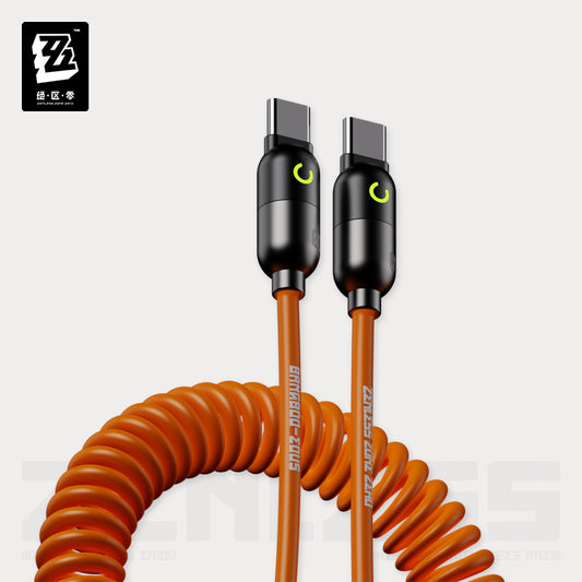 Zenless Zone Zero Rapid Power Series Spring Fast Charging Data Cable