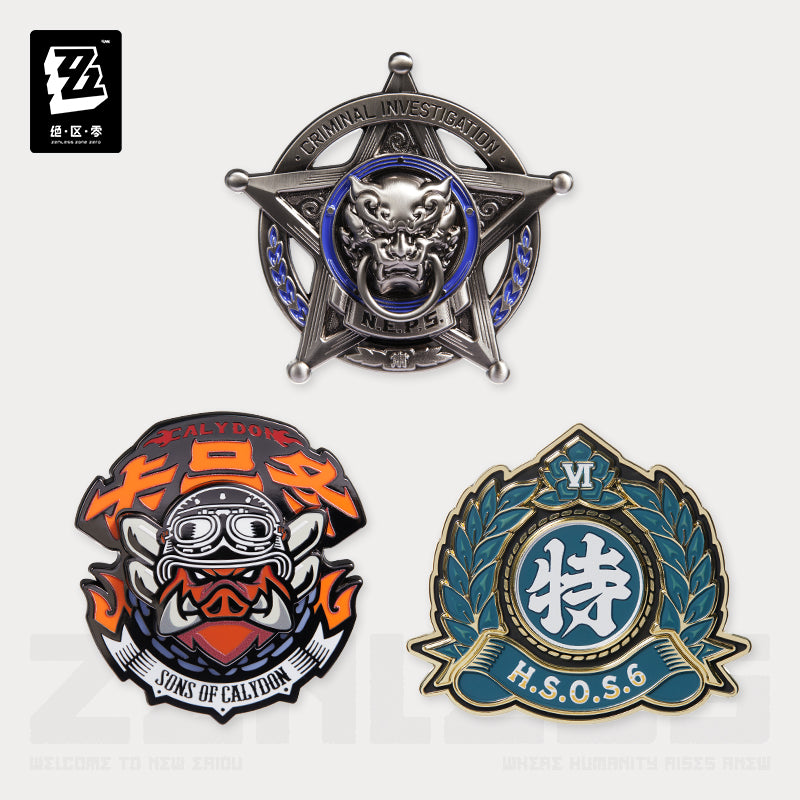 Zenless Zone Zero Faction Series Metal Badge Vol. 2