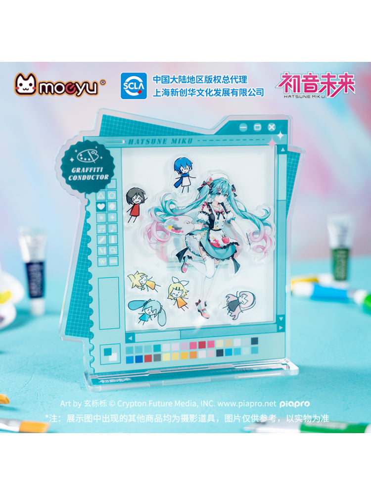 Hatsune Miku Graffiti Conductor Shake Acrylic Standee