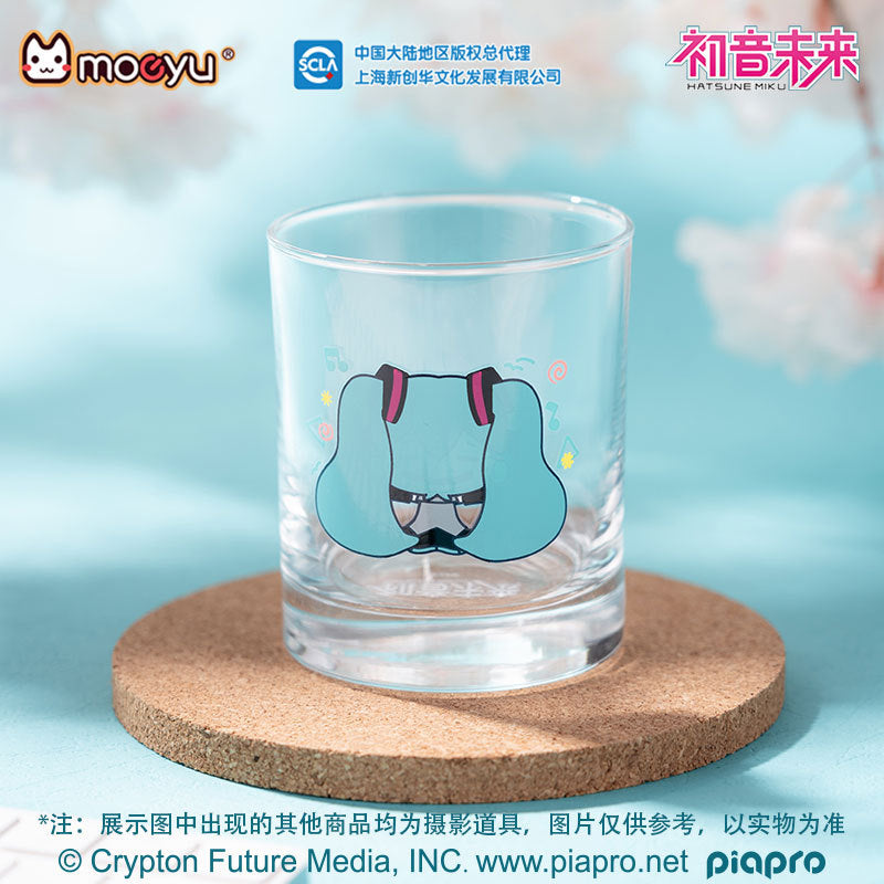 Hatsune Miku Pinchable Face Series Glass Cup