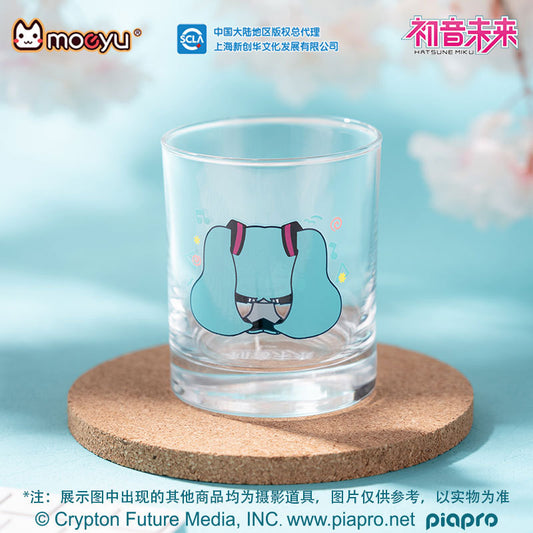 Hatsune Miku Pinchable Face Series Glass Cup