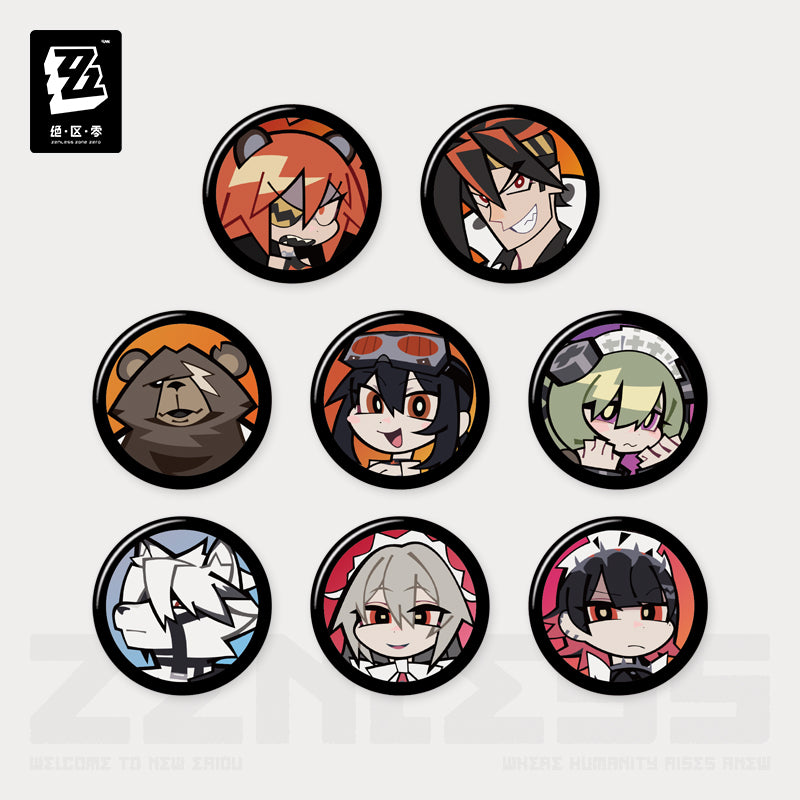 Zenless Zone Zero Affinity Excellent Series Agent Avatar Mini Badge Mystery Box Vol.2