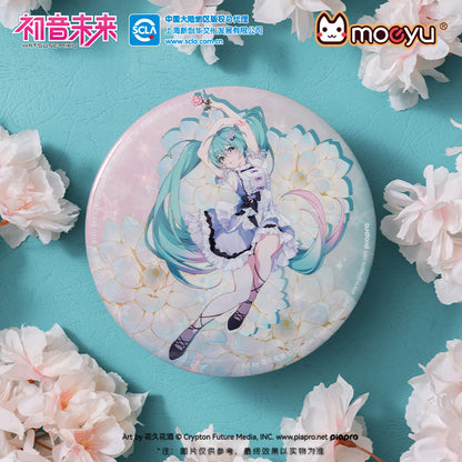 Hatsune Miku 39 Flower Language Large Badge