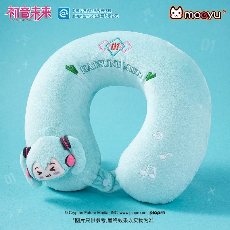 Hatsune Miku Squinting Eyes Series U Shaped Pillow