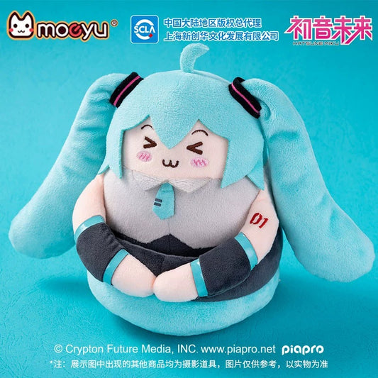 Hatsune Miku Squinting Eyes Series Mobile Phone Support Holder Plush Mount