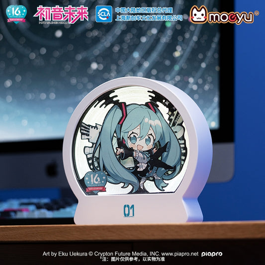 Hatsune Miku The 16th Anniversary Paper Carving Light