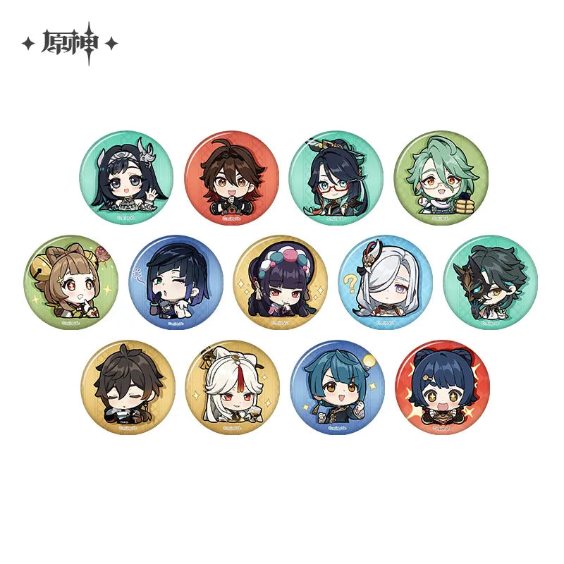 Genshin Impact Liyue Chibi Series Badge