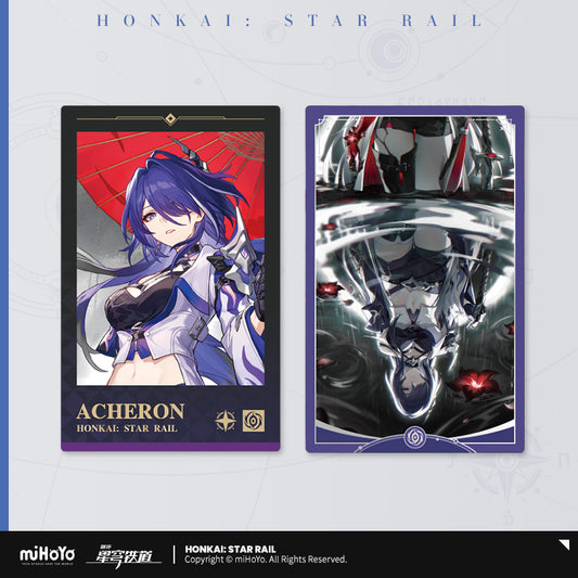 Honkai: Star Rail Acheron Polaroid Light Cone Gift Card Set (Not For Sale)