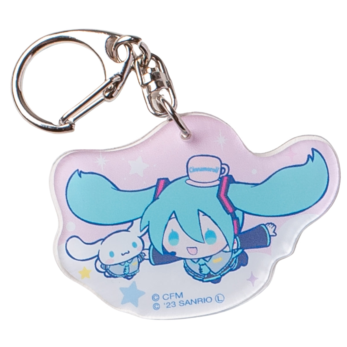 HATSUNE MIKU X Cinnamoroll Keyring