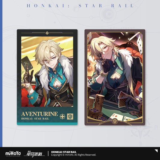 Honkai: Star Rail Aventurine Polaroid Light Cone Gift Card Set (Not For Sale)