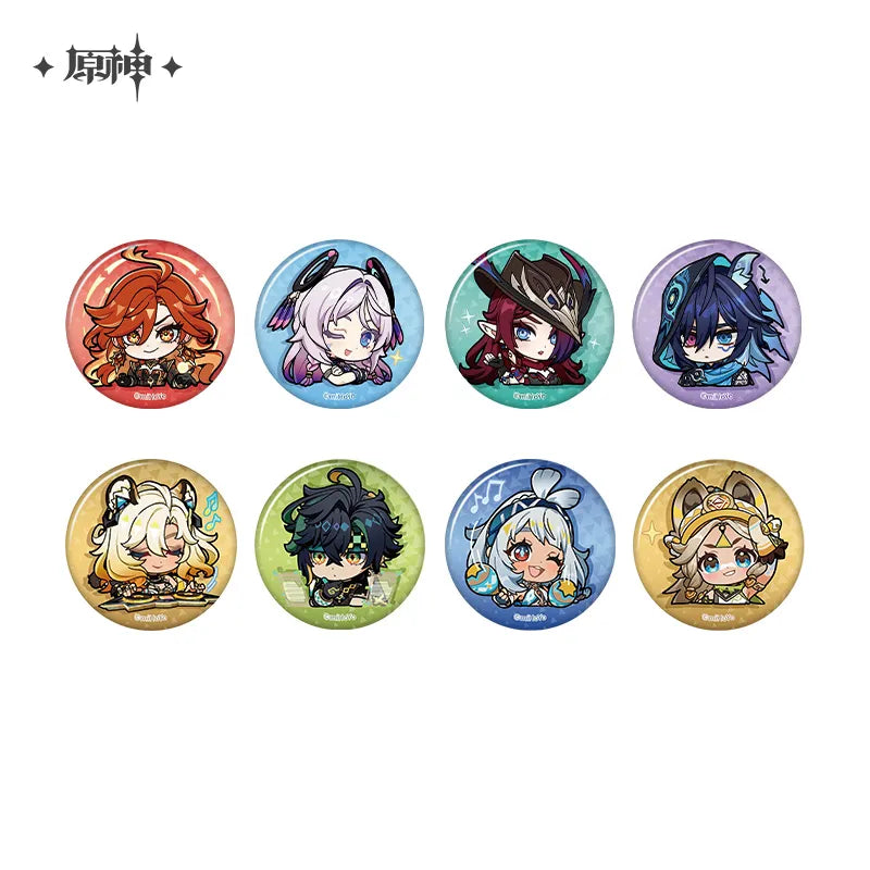 Genshin Impact Chibi Character Series Badge Natlan