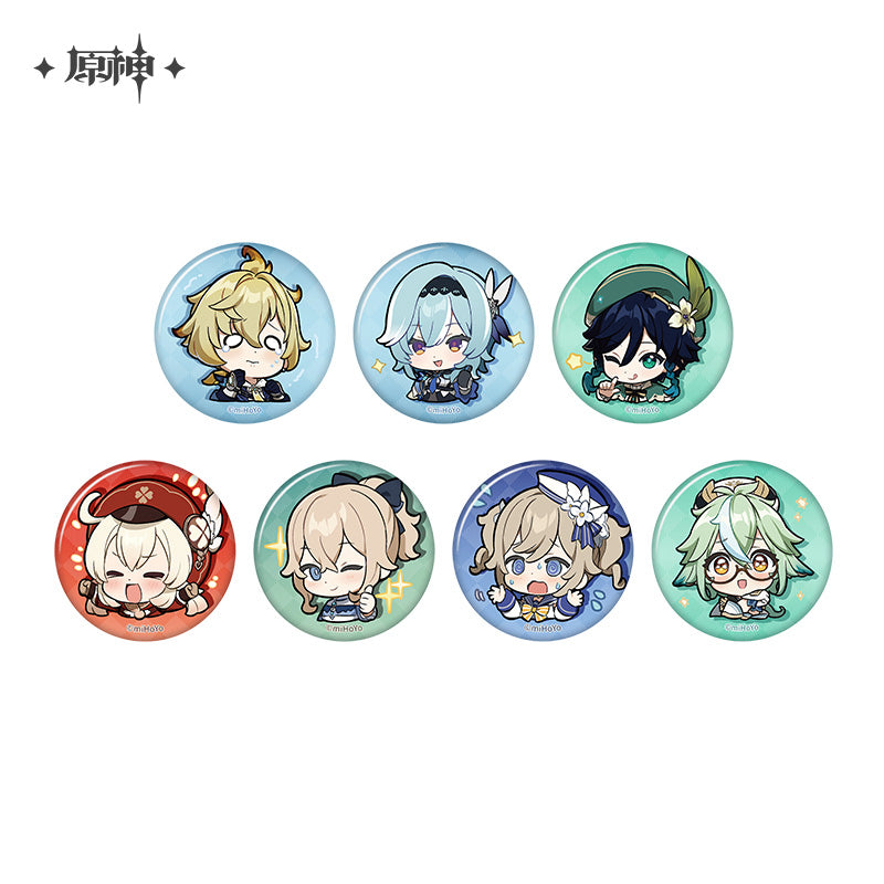 Genshin Impact Mondstadt Chibi Series Badge