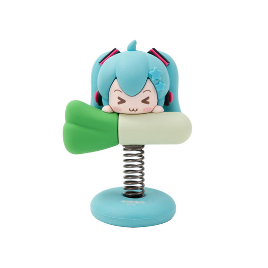 Hatsune Miku Squinting Eyes Series Soft Rubber Shake