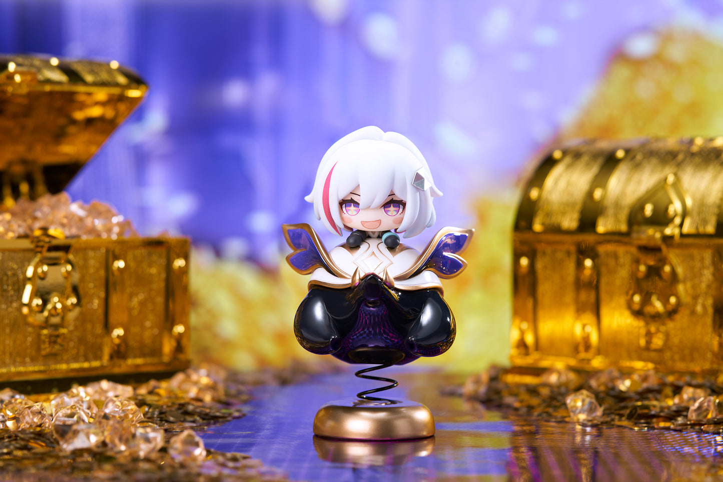 Honkai: Star Rail Topaz and Numby Chibi Figure Happy Shake Ornament