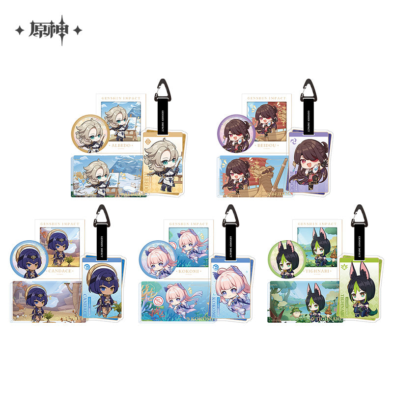 Genshin Impact Teyvat Nature Discovery Tour Series Chibi Peripherals