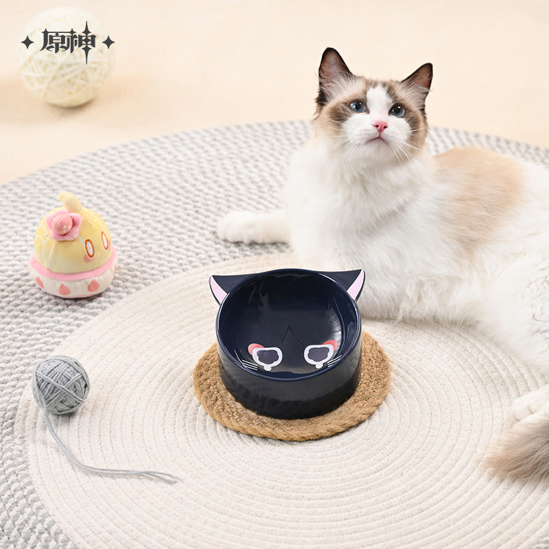 Genshin Impact Wanderer Meow Home Theme Series Ceramic Pet Bowl