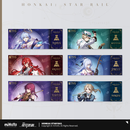 Honkai: Star Rail LIVE Series Laser Collectible Tickets