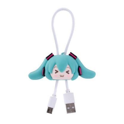 Hatsune Miku Squinting Eyes Series 3D Data Cable