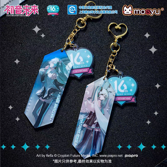 Hatsune Miku The 16th Anniversary Acrylic Pendant