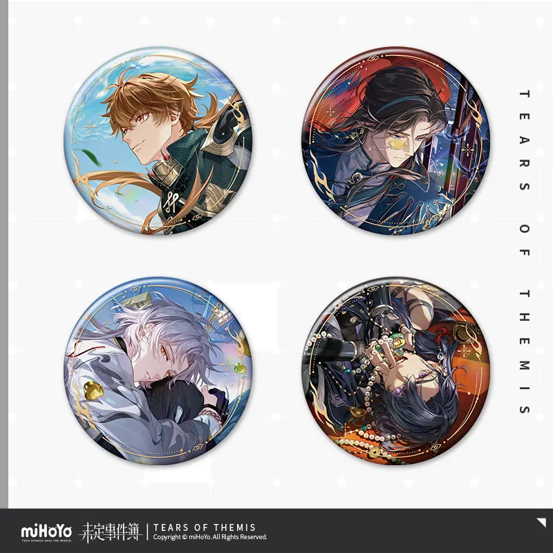 Tears of Themis Omni Spirits Bureau: Dark Fates Series Tinplate Badge