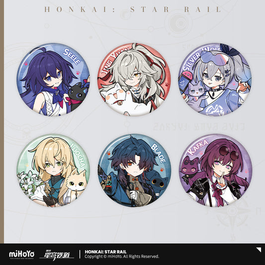 Honkai: Star Rail Little Cat Series Tinplate Badge