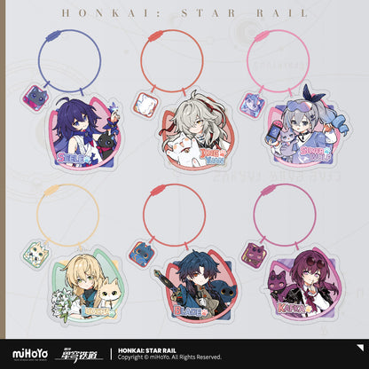 Honkai: Star Rail Little Cat Series Acrylic Keychain