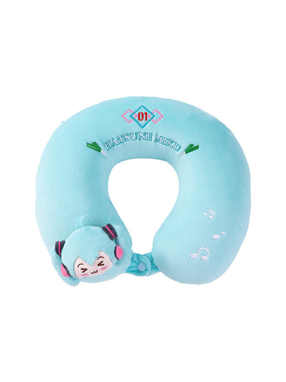 Hatsune Miku Squinting Eyes Series U Shaped Pillow