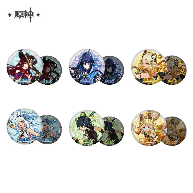 Genshin Impact Natlan Series Character Badge