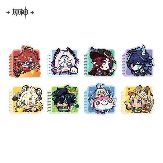 Genshin Impact Chibi Character Series Spiral Notebook Natlan