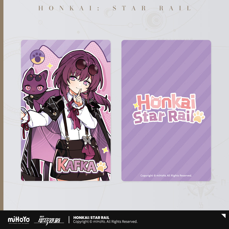 Honkai: Star Rail Little Cat Series Laser Collectible Tickets