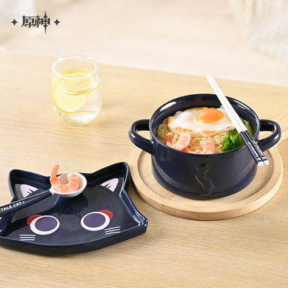 Genshin Impact Wanderer Meow Home Theme Series Ceramic Tableware Set