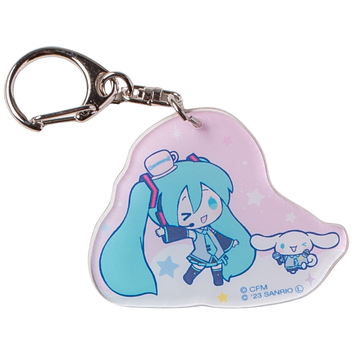 HATSUNE MIKU X Cinnamoroll Keyring