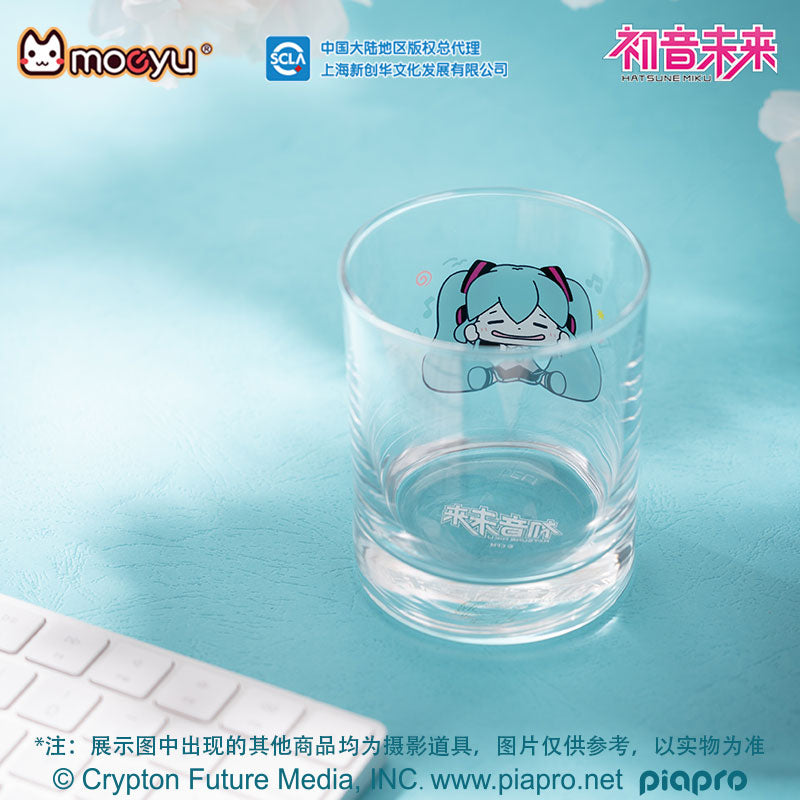 Hatsune Miku Pinchable Face Series Glass Cup