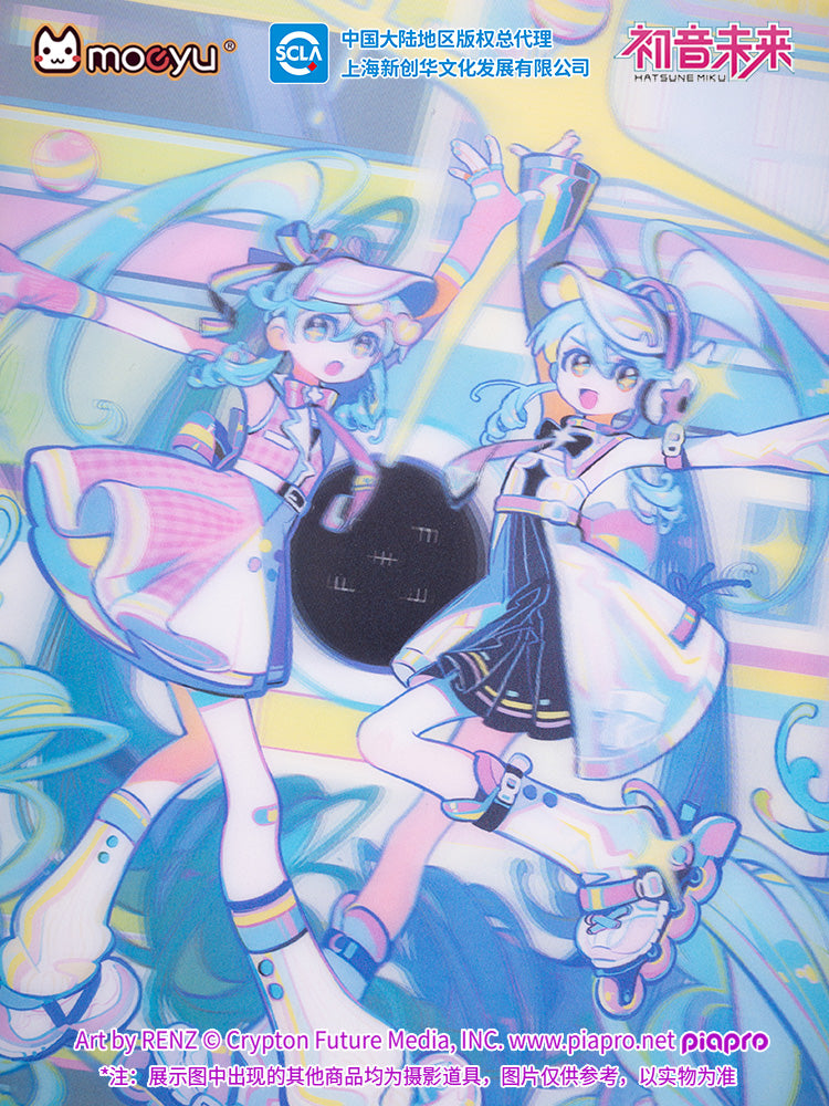 Hatsune Miku Encounter The Vintage And The Future In The Mirror 3D Poster