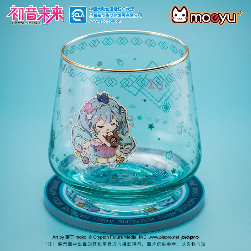 Hatsune Miku Fantastic Fairy Tales Mermaid Glass Cup Gift Box