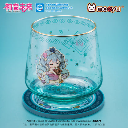 Hatsune Miku Fantastic Fairy Tales Mermaid Glass Cup Gift Box