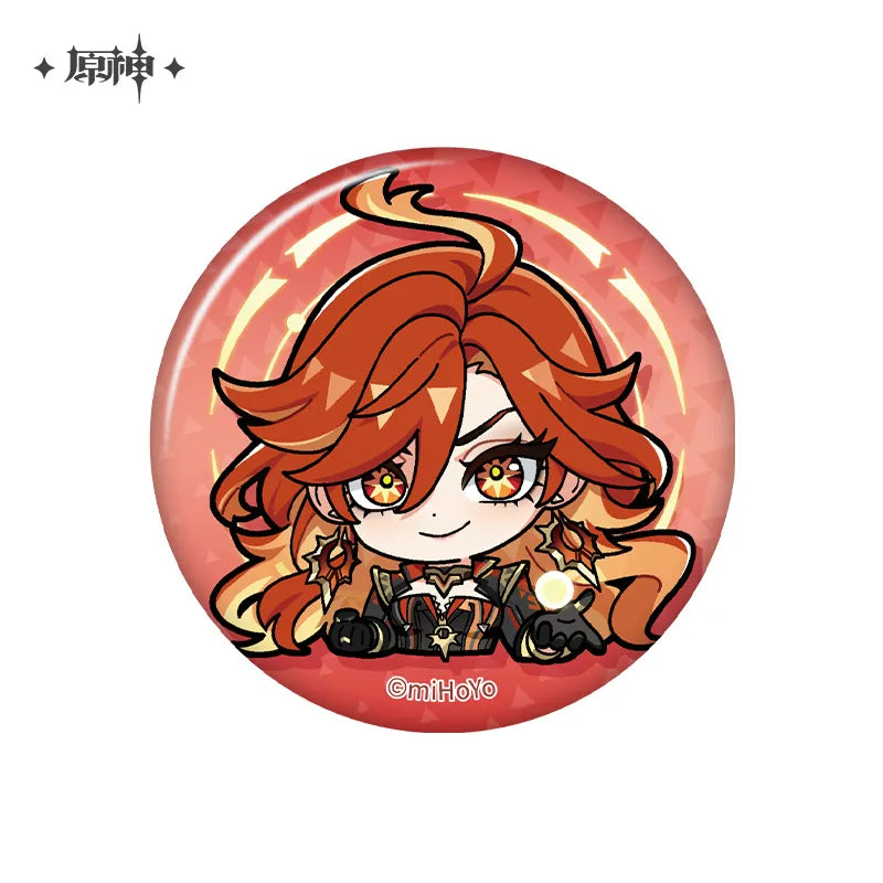 Genshin Impact Chibi Character Series Badge Natlan