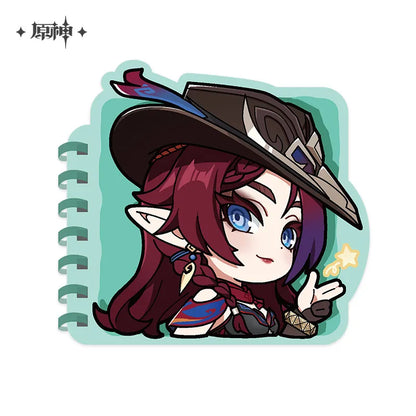 Genshin Impact Chibi Character Series Spiral Notebook Natlan