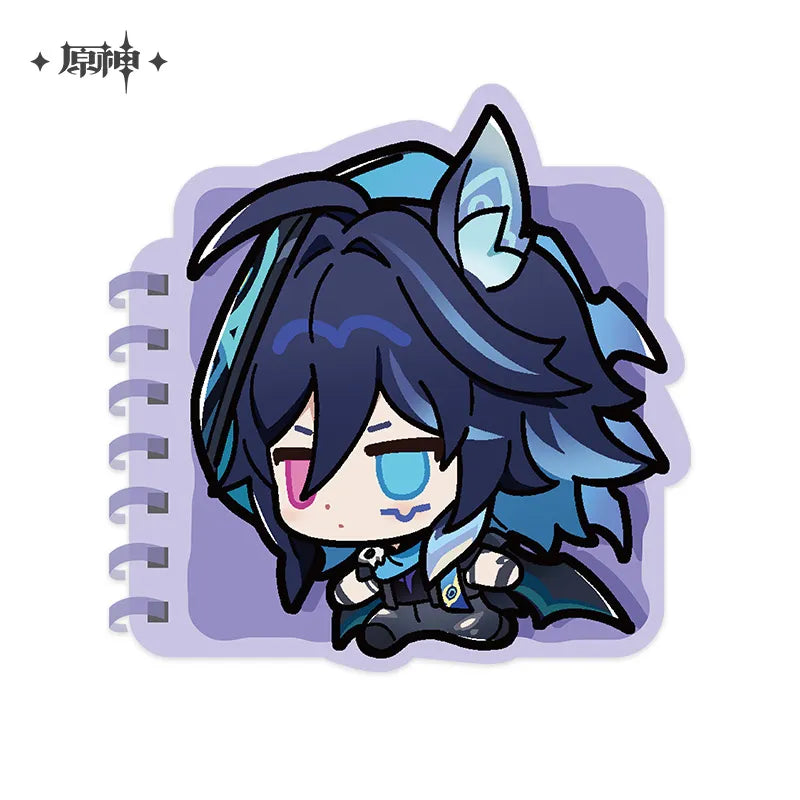 Genshin Impact Chibi Character Series Spiral Notebook Natlan