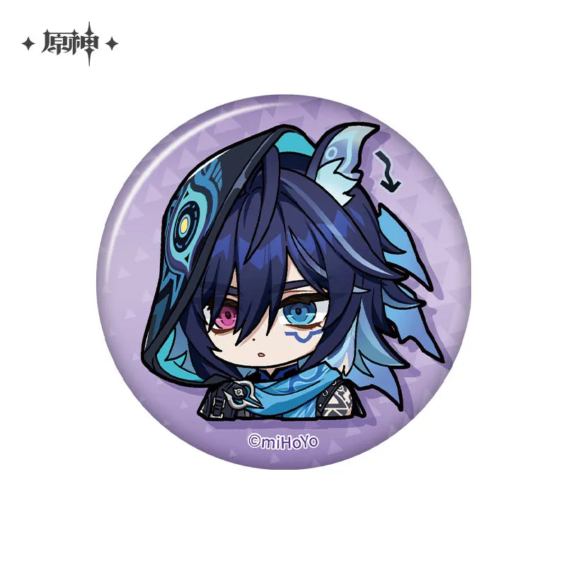 Genshin Impact Chibi Character Series Badge Natlan