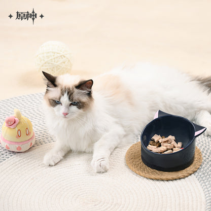 Genshin Impact Wanderer Meow Home Theme Series Ceramic Pet Bowl