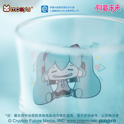 Hatsune Miku Pinchable Face Series Glass Cup