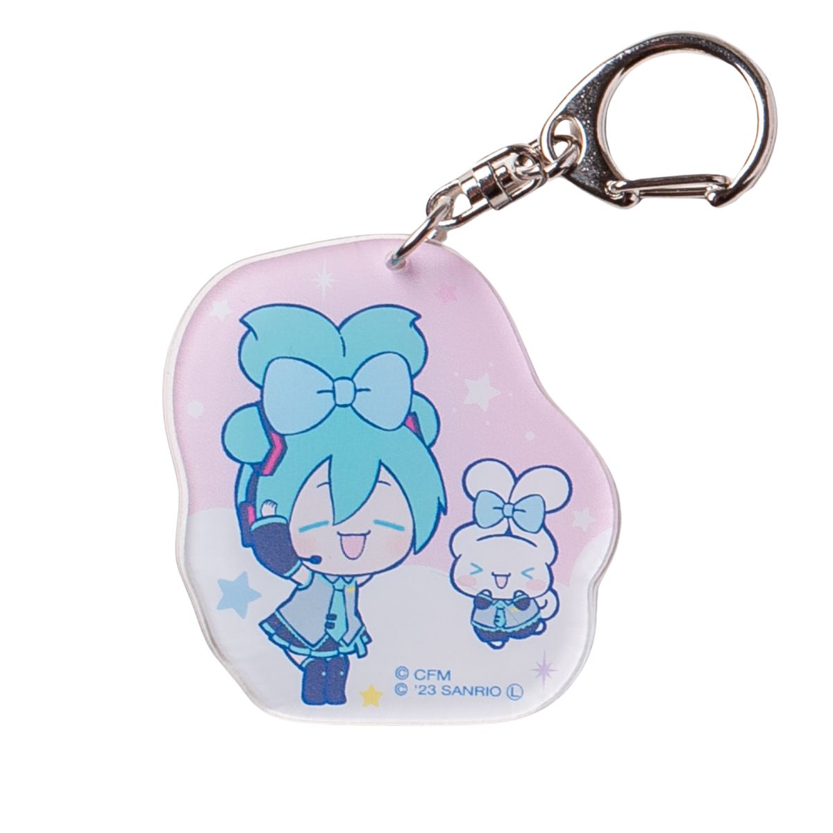 HATSUNE MIKU X Cinnamoroll Keyring